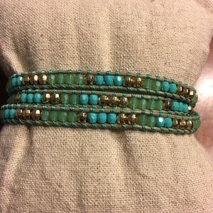 Wanderlust triple wrap bracelet